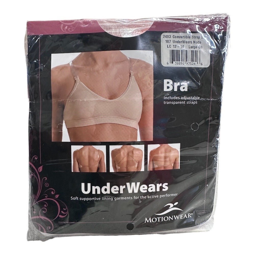 MotionWear UnderWears Convertible Strap Bra CHILDS LARGE BRAND NEW! | Finer Things Resale