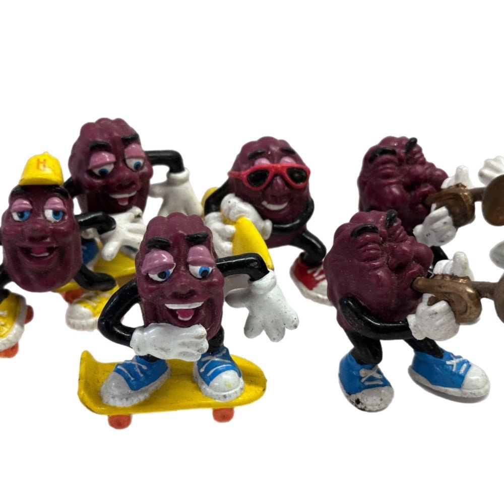 California Raisins action figures Lot of 12 Applause Hardees VINTAGE 1980's | Finer Things Resale