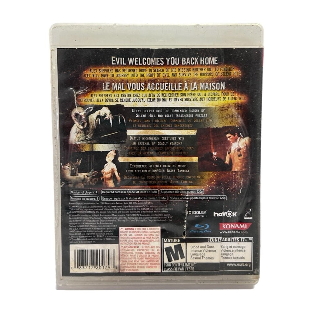Silent Hill Homecoming Sony Playstation 3 PS3 game 2008 Rated M 17+ | Finer Things Resale