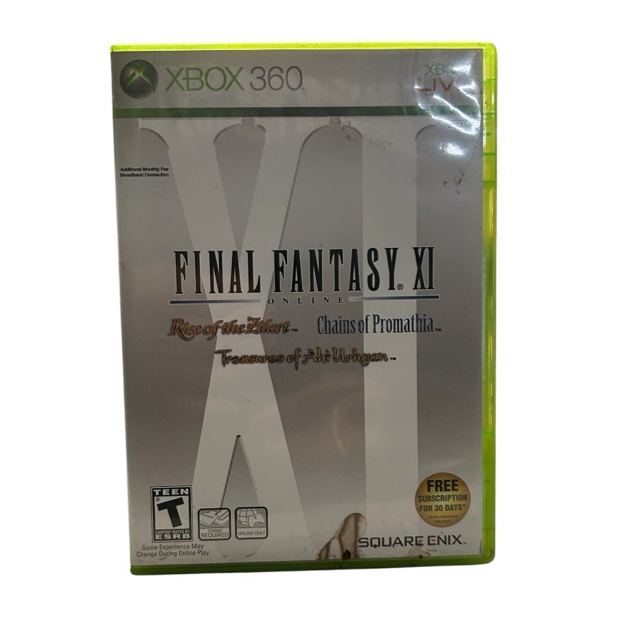 Final Fantaxy XI XBOX 360 game Rated T 2006 | Finer Things Resale