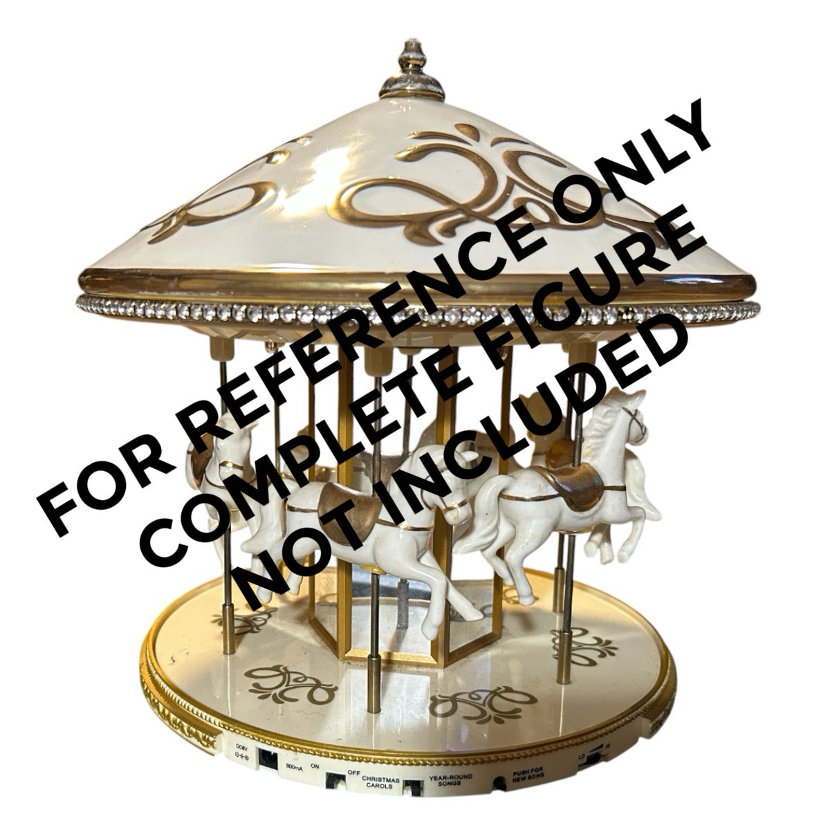 Mr Christmas Gold Label Carousel REPLACEMENT Canopy Top 2000's 7920