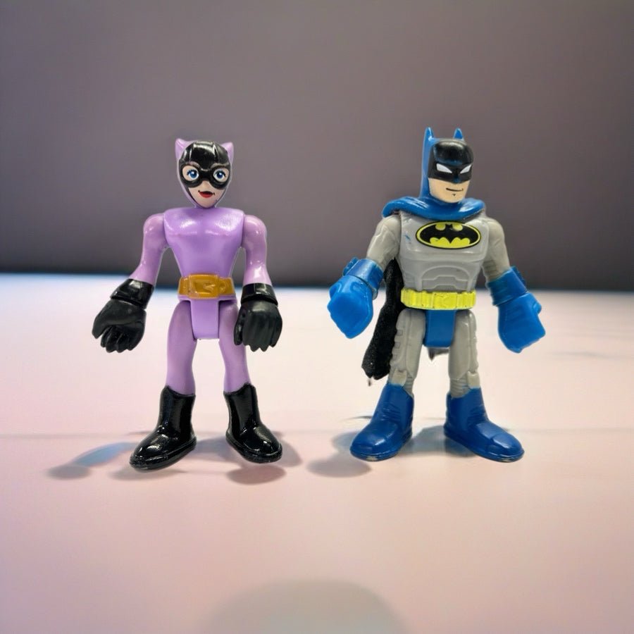Imaginext DC Batman & Catwoman Figures? Fisher Price Super Friends Lot | Finer Things Resale