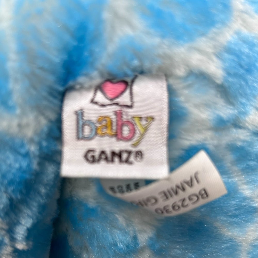 Baby Ganz Jamie Giraffe Blue stuffed plush animal 15 inch | Finer Things Resale