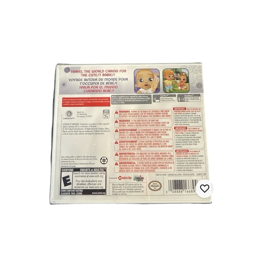 Imagine Babyz Nintendo 3DS game Ubisoft 2012 Rated E | Finer Things Resale