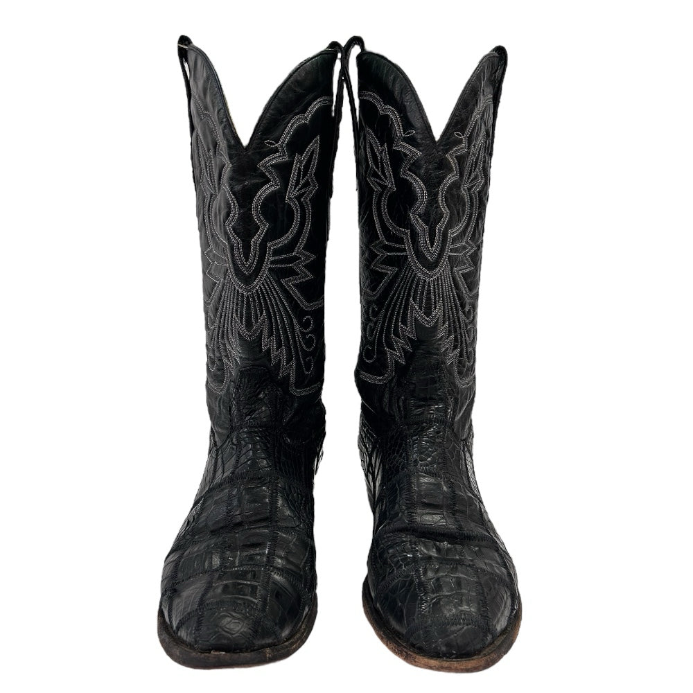 Corral Western Cowboy Alligator Boots Almond Tod MENS SIZE D 340117 | Finer Things Resale