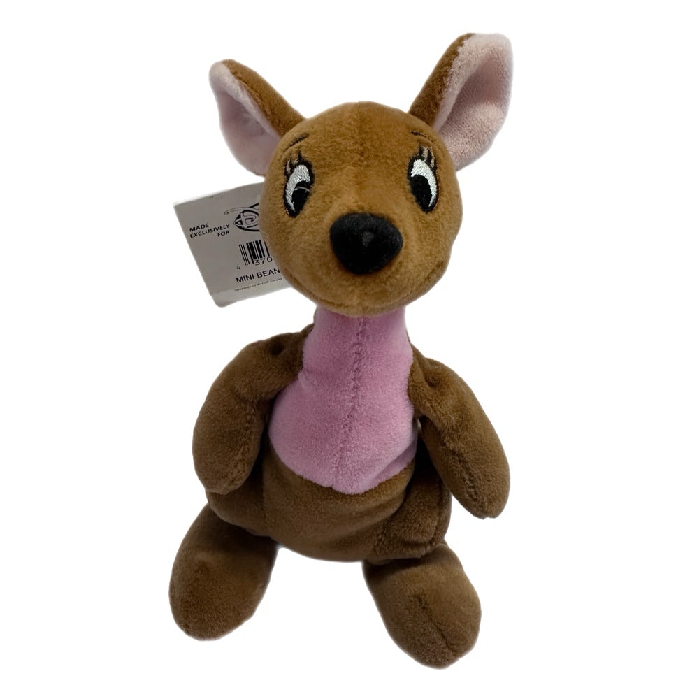 Disney Store Kanga Mini Bean Bag Stuffed Animal Plush 8" VINTAGE 1990s | Finer Things Resale