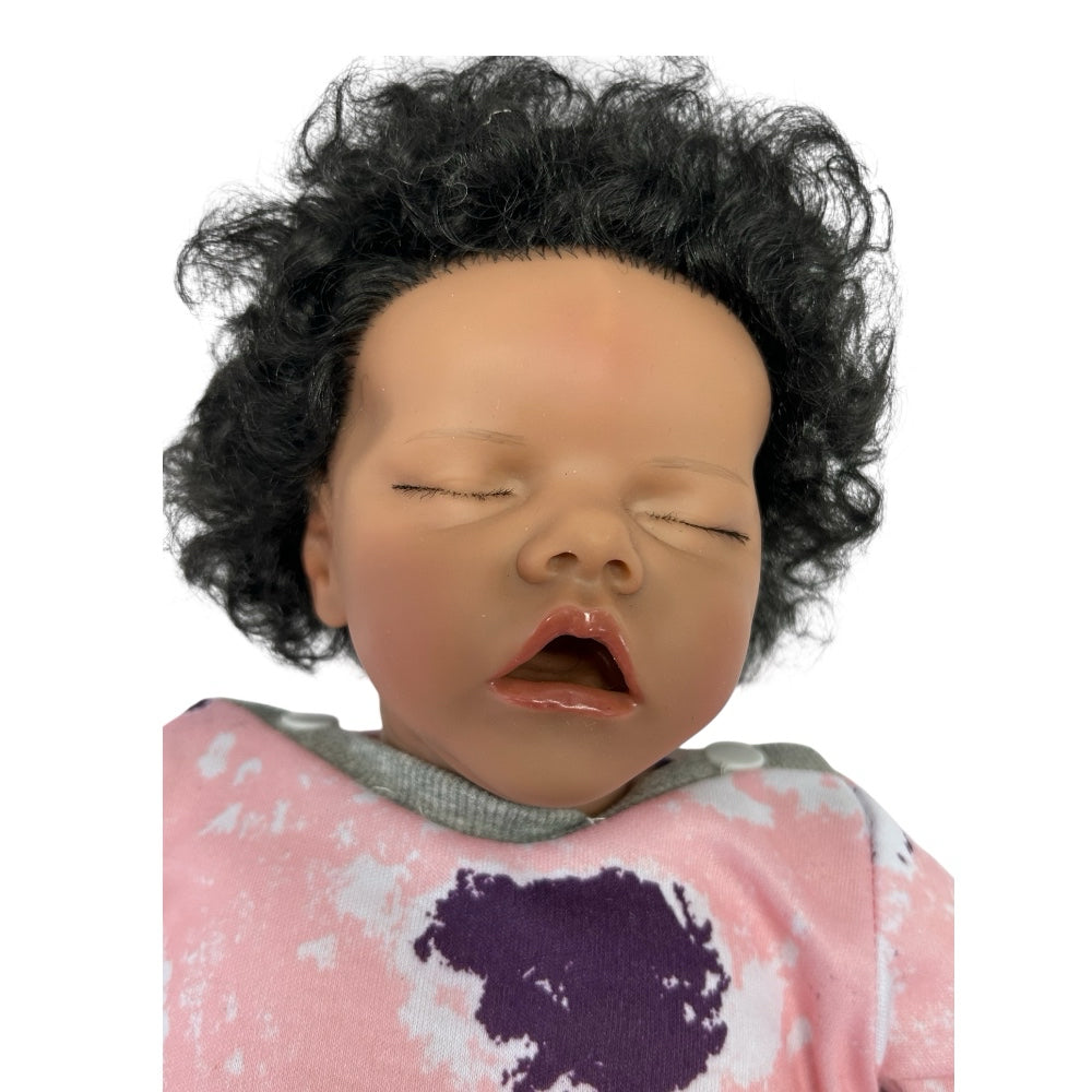 Babeside Realistic Real Reborn Newborn Baby Doll African American Lifelike Girl