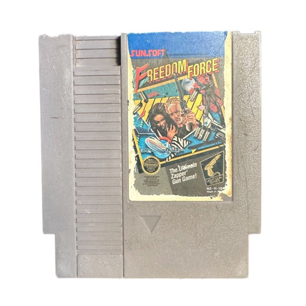 Freedom Force game Nintendo NES cartridge only SunSoft 1988