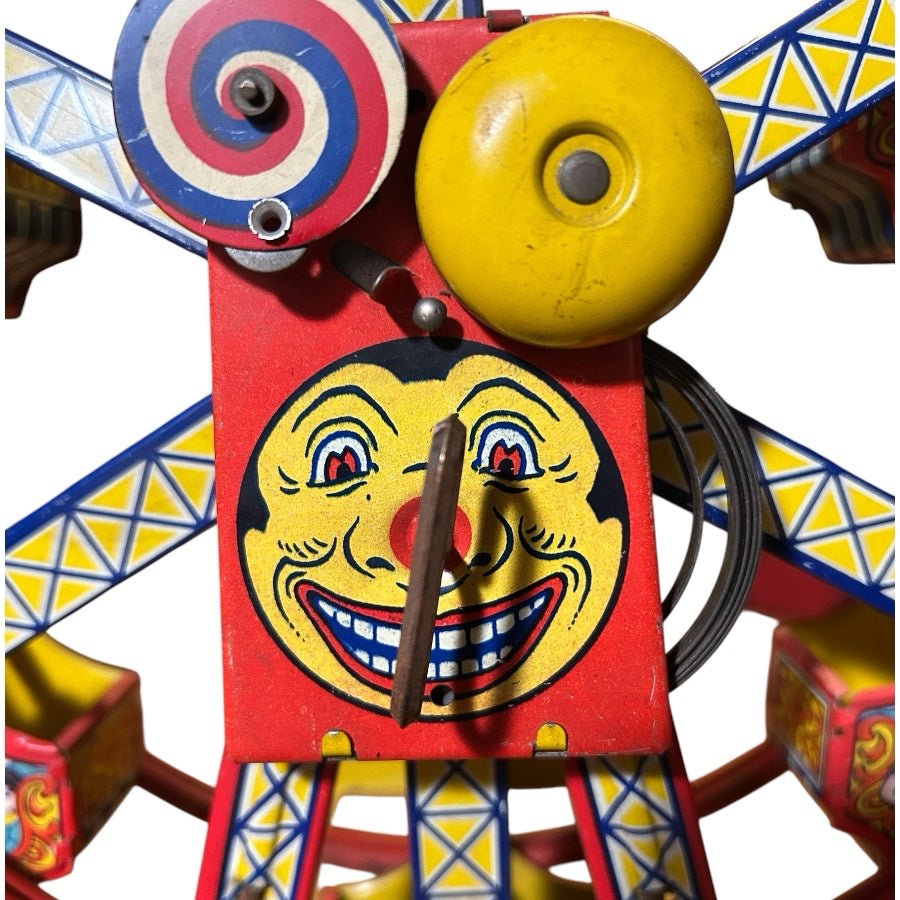 J.Chein Tin Litho Hercules Ferris Wheel Wind-Up toy VINTAGE 1930's | Finer Things Resale