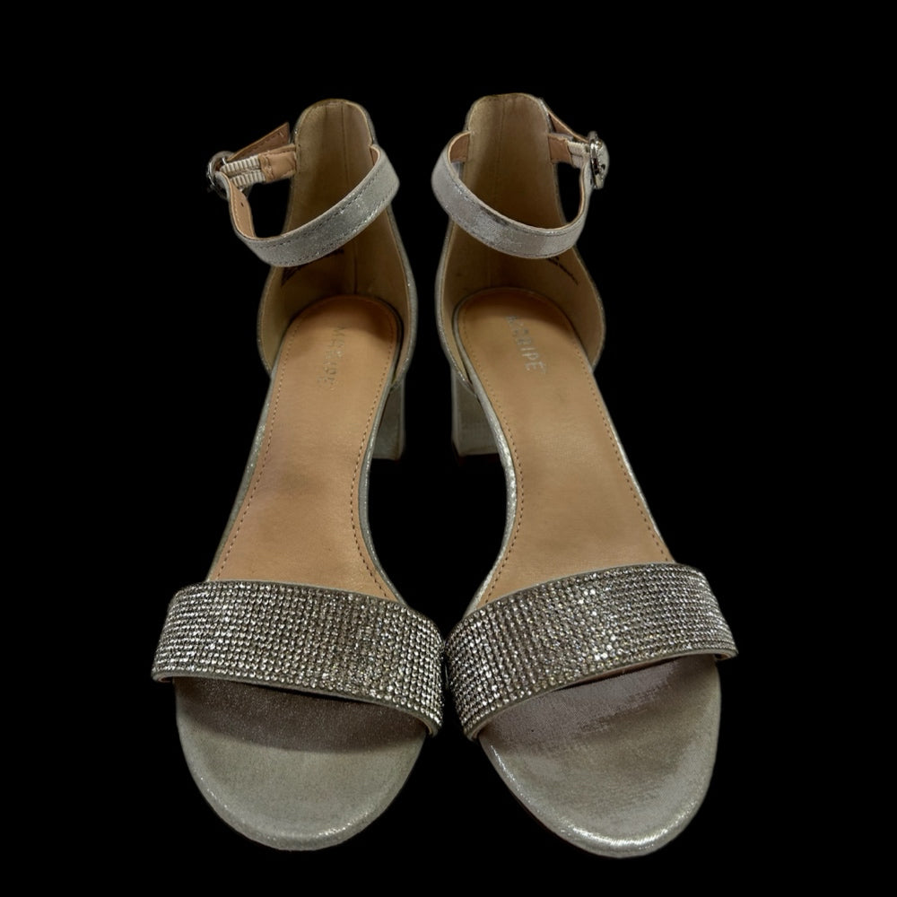 Maripe' Rhinestone accent sandal SIZE 6M