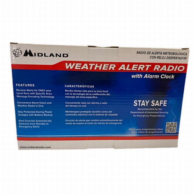 Midland Weather Alert Radio with Alarm Clock WR-120EZ BRAND NEW! | Finer Things Resale