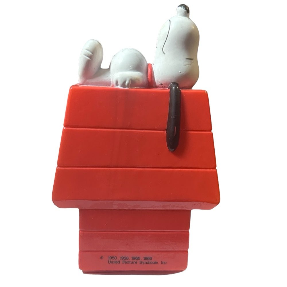 Peanuts Snoopy Chex Mix & Peanuts 40 Years Tradition Doghouse Bank VINTAGE! | Finer Things Resale