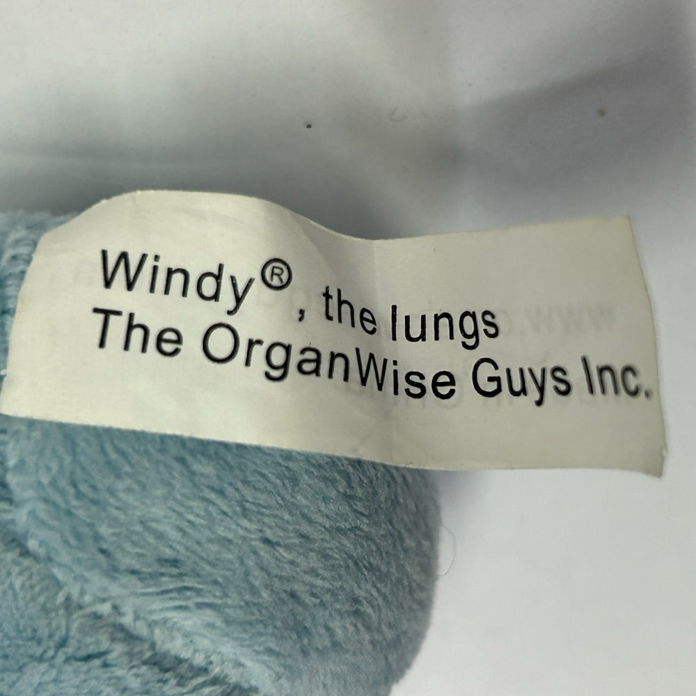 The OrganWise Guys Windy the Lungs beanbag plush toy REPLACEMENT Organ Andy