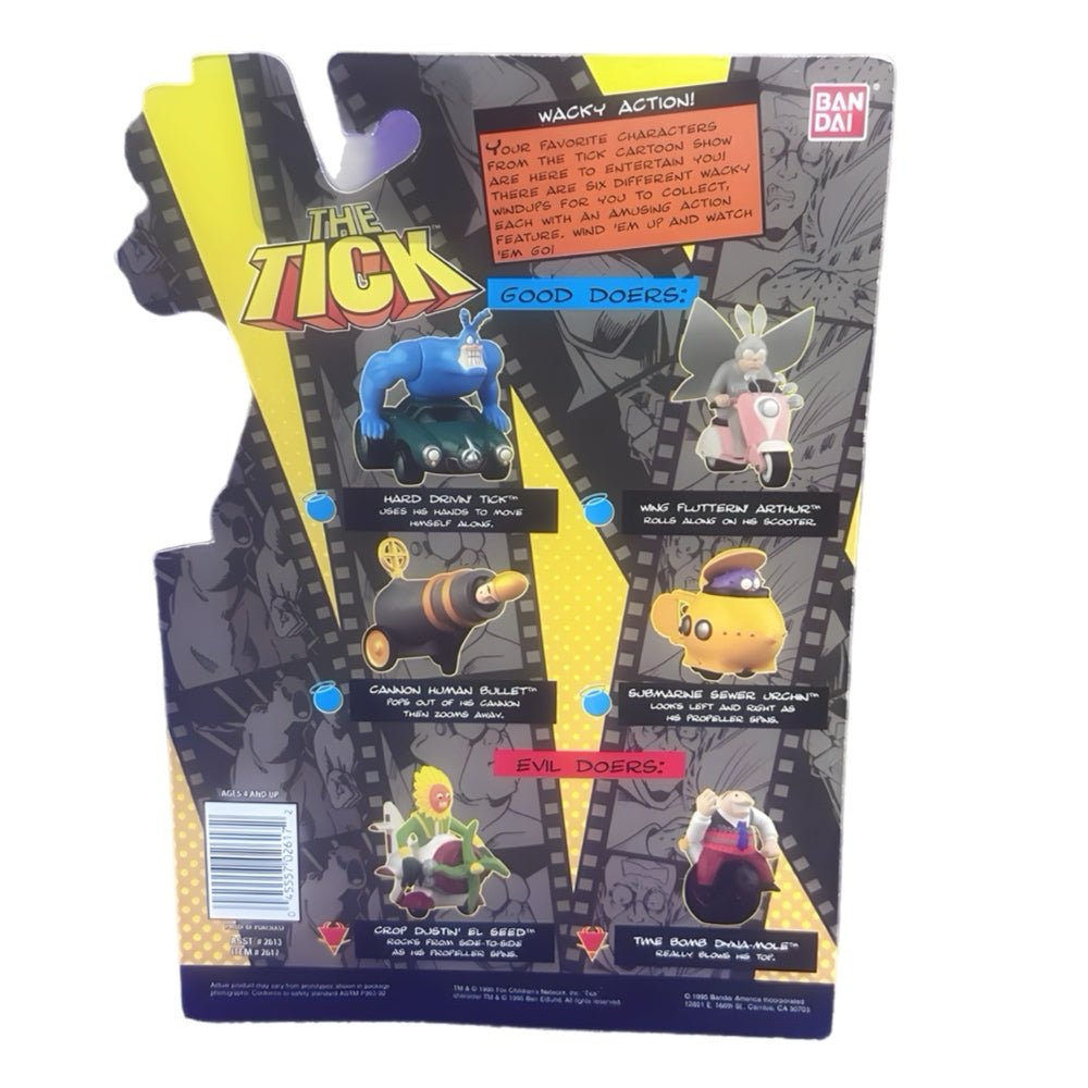 Bandai The Tick Cannon Human Bullet Wacky Windups action figure 1995 NEW! | Finer Things Resale