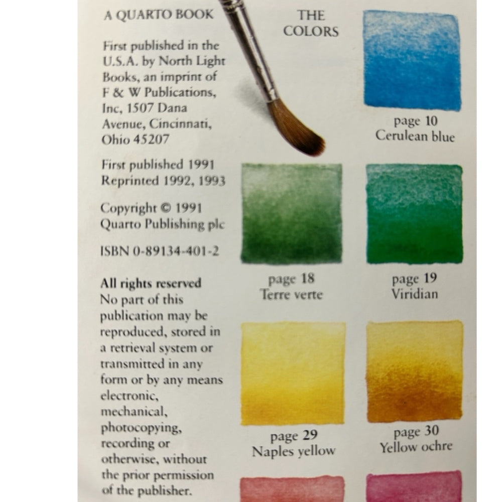 The Watercolor Painter's Pocket Palette Moria Clinch Hardcover