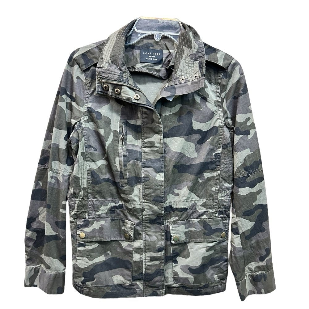 Love Tree camouflage jacket SIZE MEDIUM | Finer Things Resale