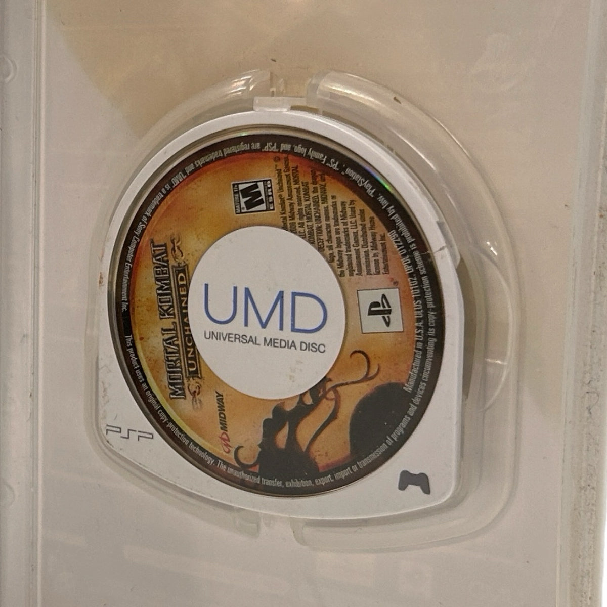 Mortal Kombat Unchained Sony PSP Game 2006 Complete with manual Rated M