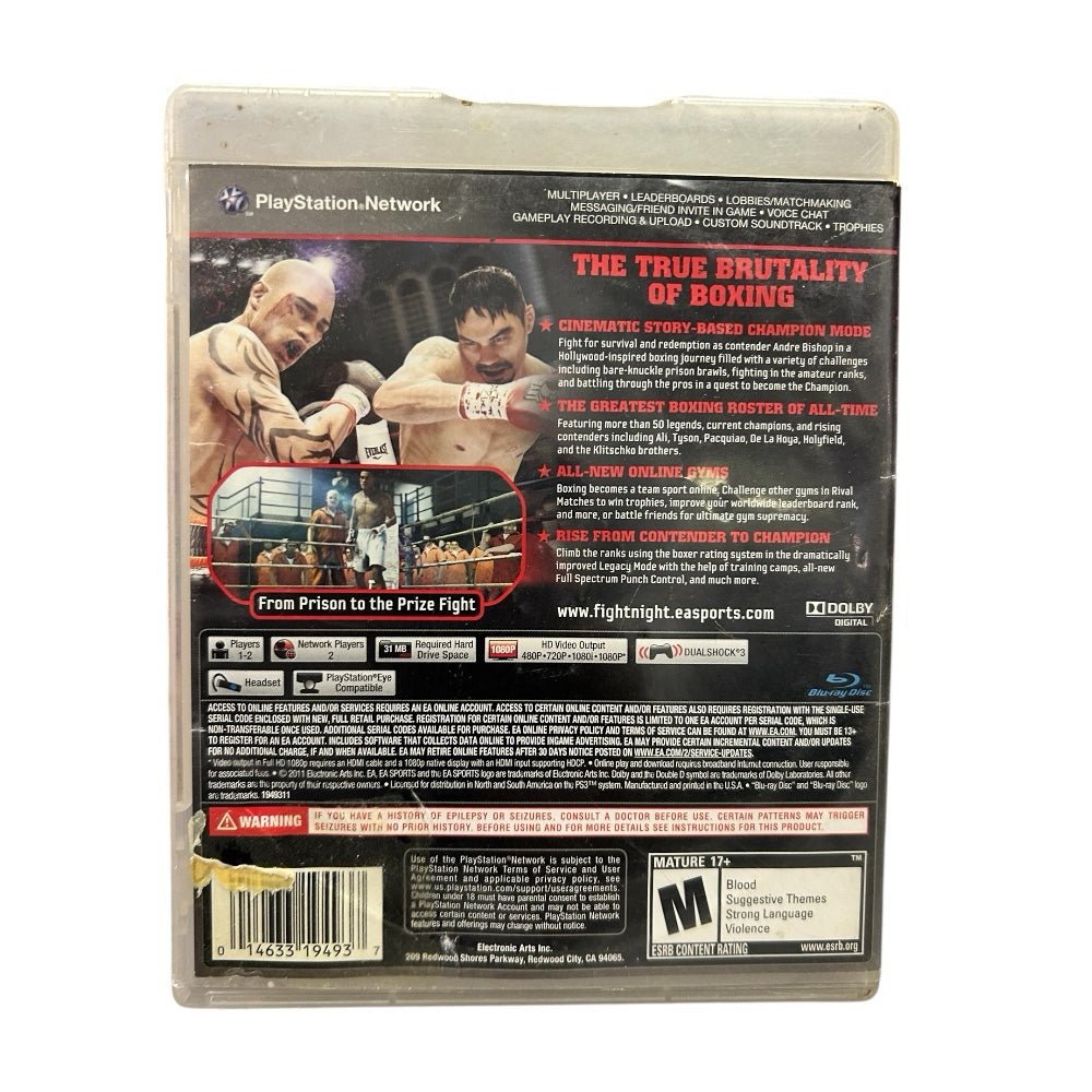 fight night champion playstation 3 ps3 game sony rated