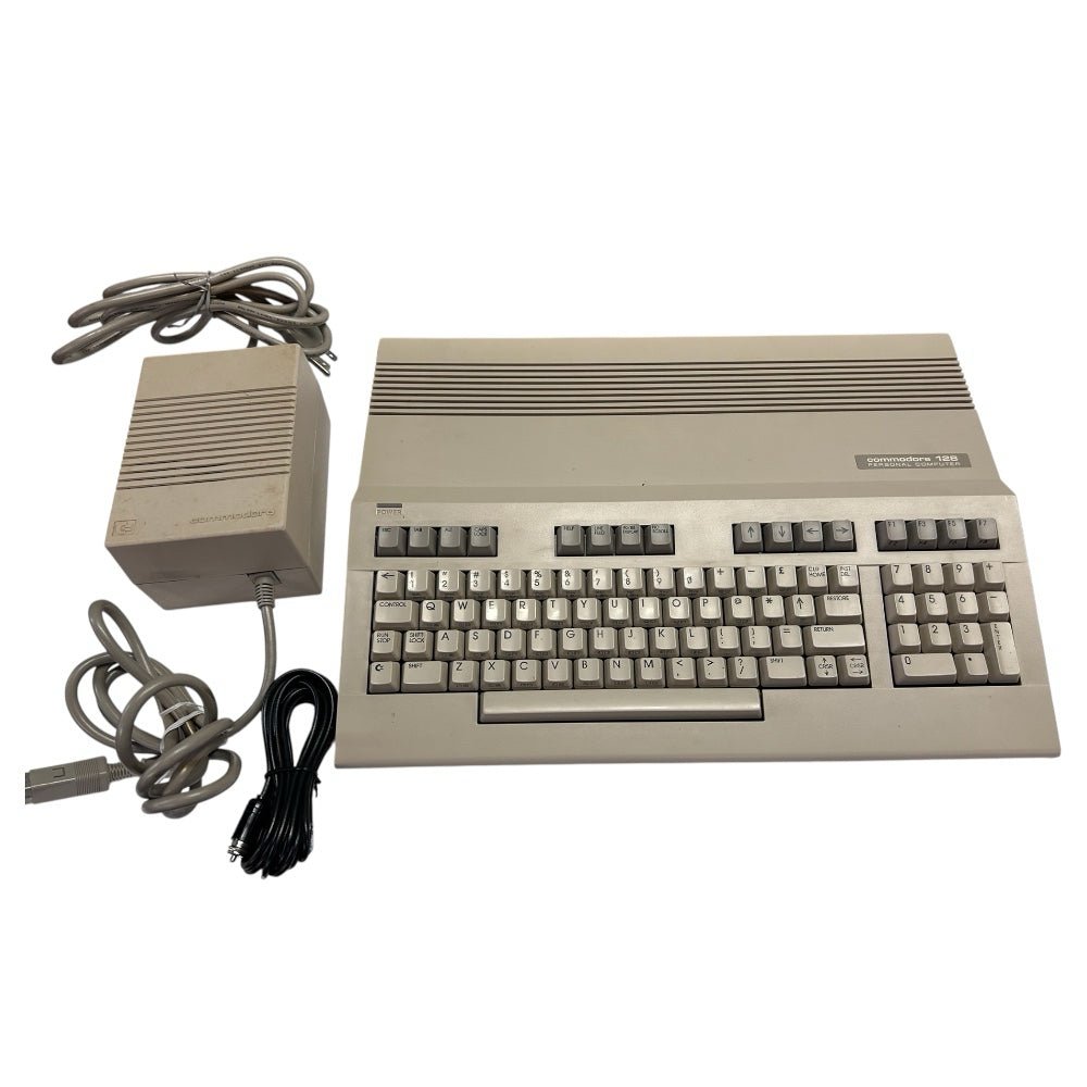 Commodore 128 Personal Computer with power cord and original box VINTAGE! | Finer Things Resale