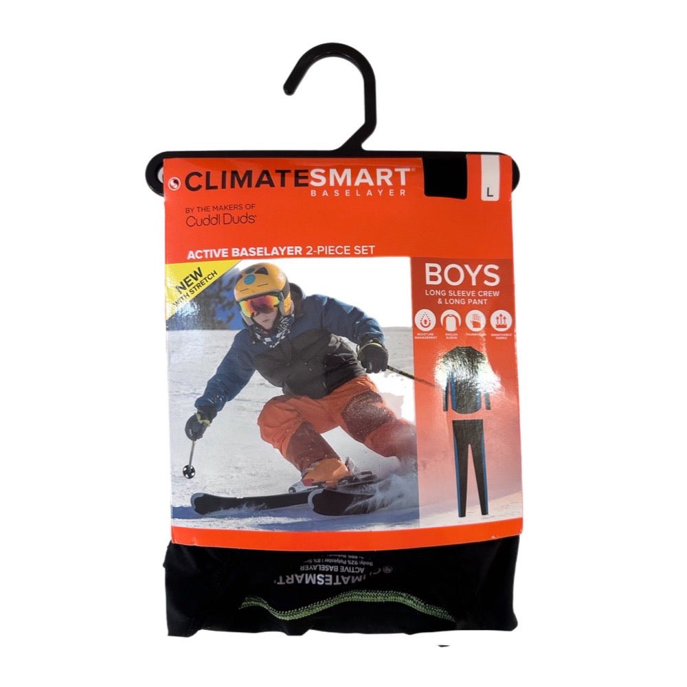 ClimateSmart Baselayer 2pc long sleeve pant set Cuddle Duds SIZE LARGE NEW! | Finer Things Resale