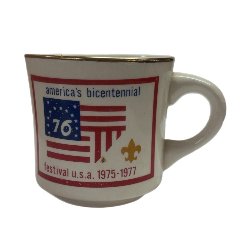 America's 76 Bicentennial Festival USA 1975-1977 Boy Scouts of America mug | Finer Things Resale