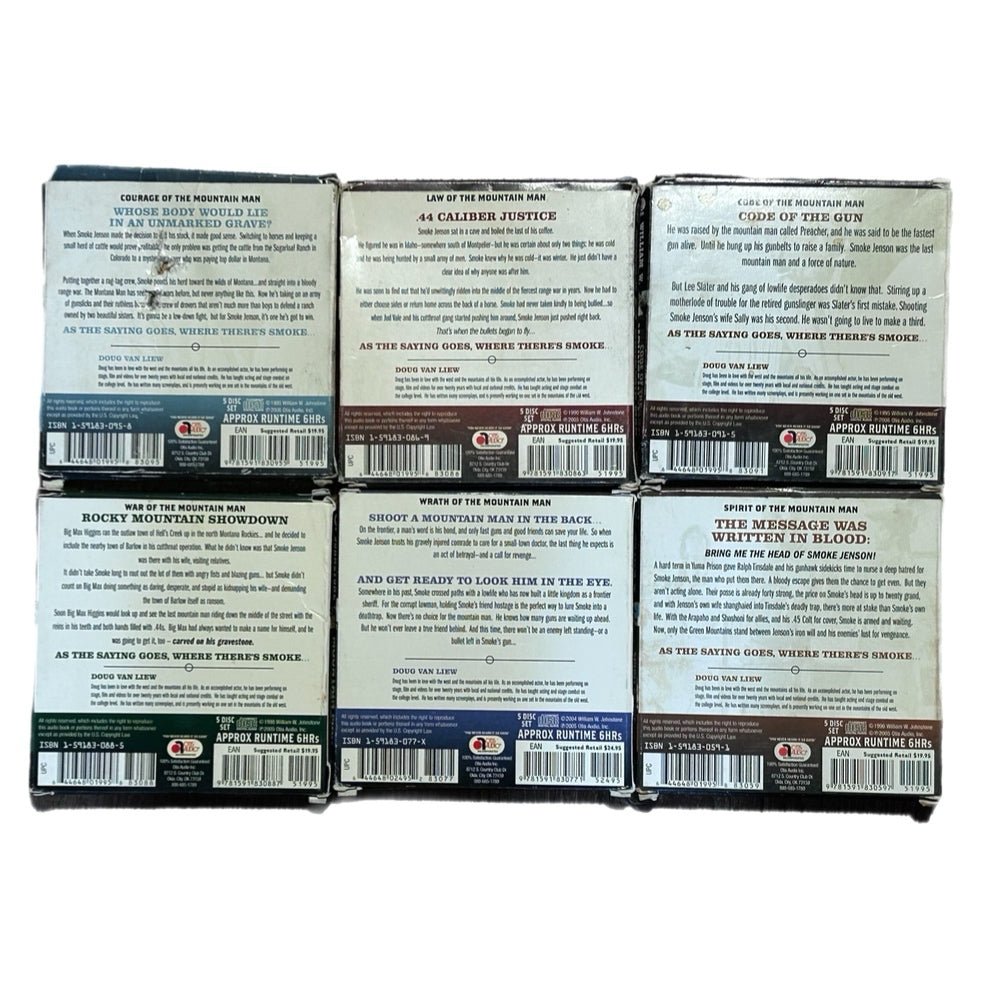 Mountain Man Series William W Johnstone GraphicAudio CD Lot of 6 | Finer Things Resale