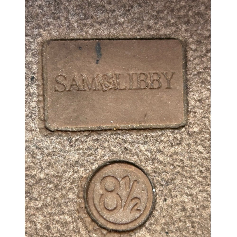 sam & libby gladiator sandals beaded thong flat size 8