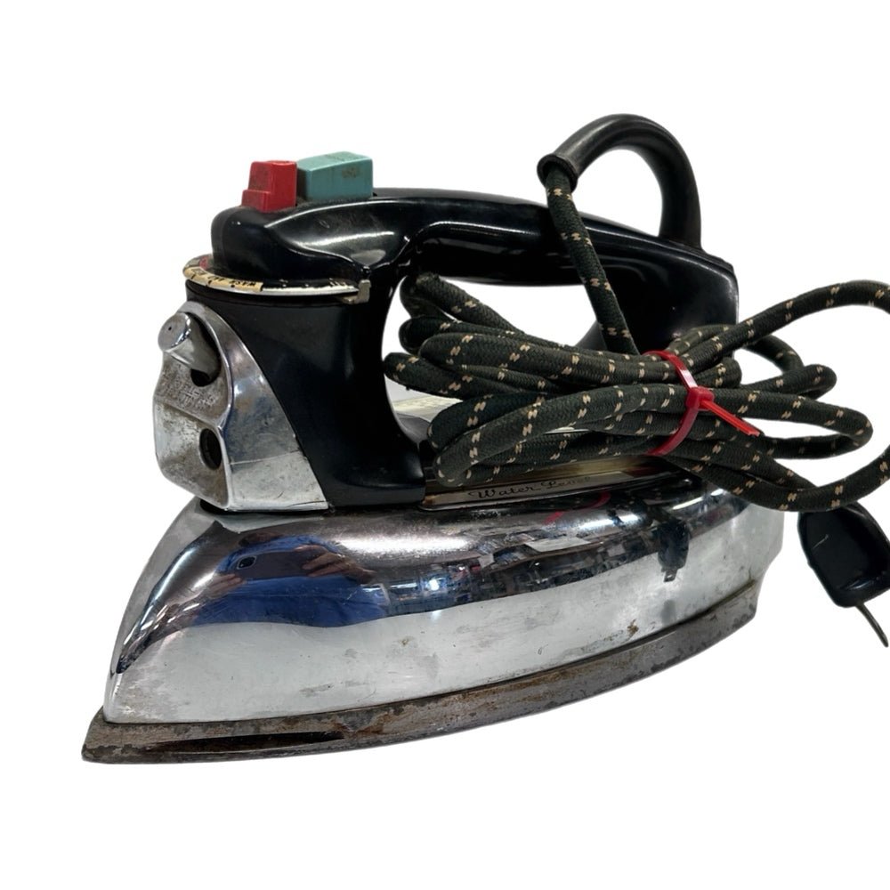 General Electric GE Steam and Dry Iron Cloth Cord 11F81 Works VINTAGE 1970 | Finer Things Resale