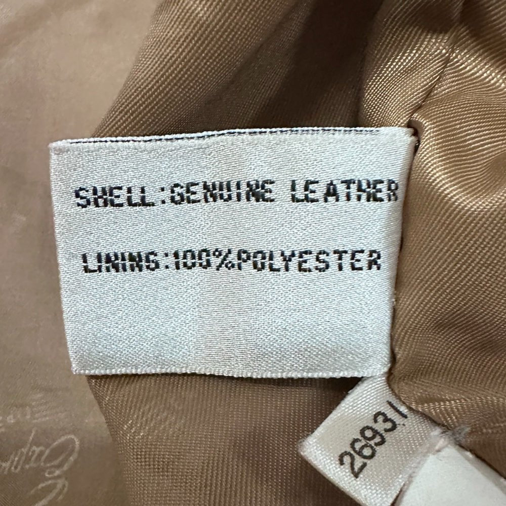 Express leather long trench coat SIZE MEDIUM VINTAGE 1990'S | Finer Things Resale