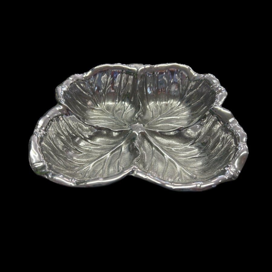 Wilton Armetale Cabbage Leaf Serving Bowl 9.5" Made in USA | Finer Things Resale