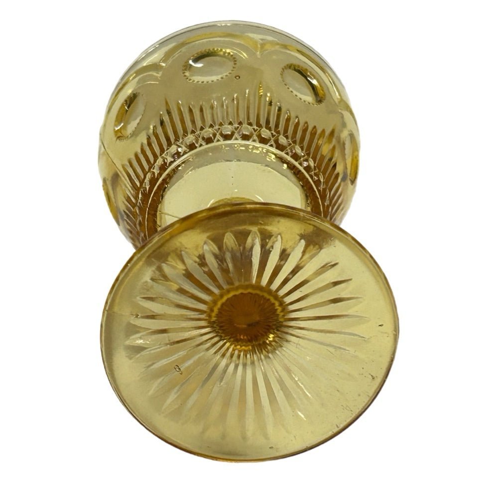 Bartlett Collins St. Genevieve Amber Wine Glass REPLACEMENT Vintage 1960's | Finer Things Resale