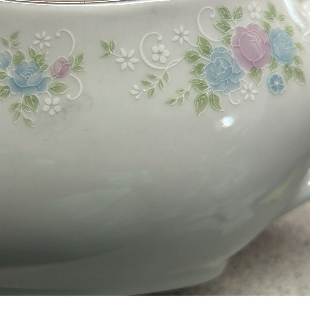 China Garden by Prestige gravy boat with underplate VINTAGE | Finer Things Resale