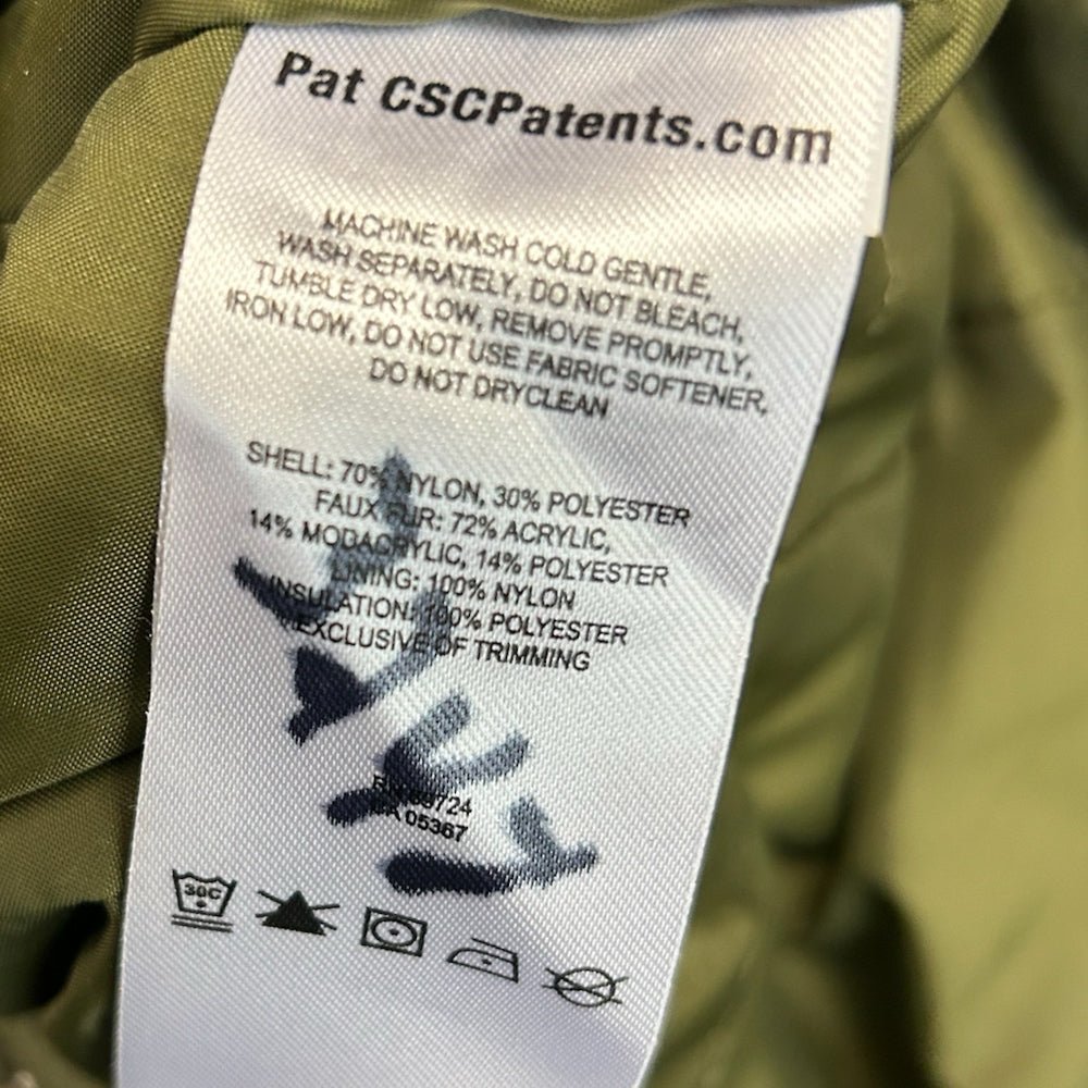 Columbia Thermal Coal Faux Fur Trim Hooded Coat SIZE MEDIUM | Finer Things Resale