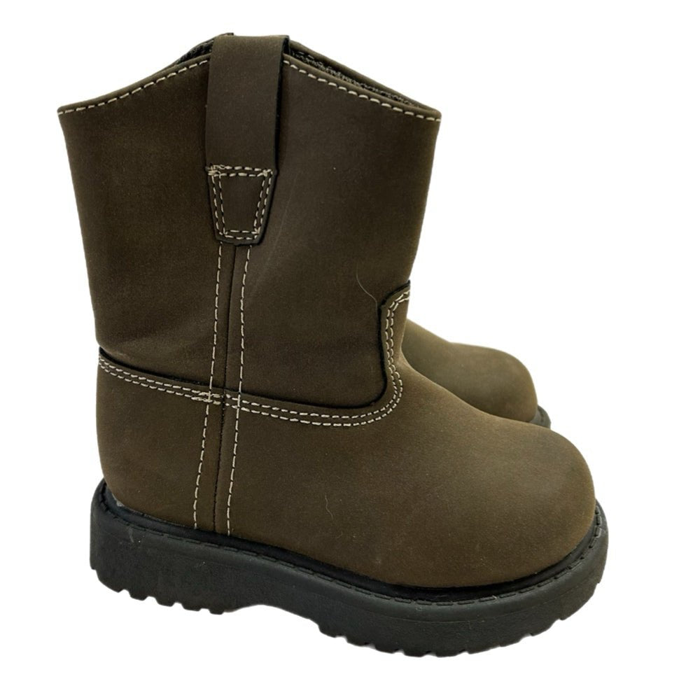 Brazos brown zip boots TODDLER SIZE 6 | Finer Things Resale