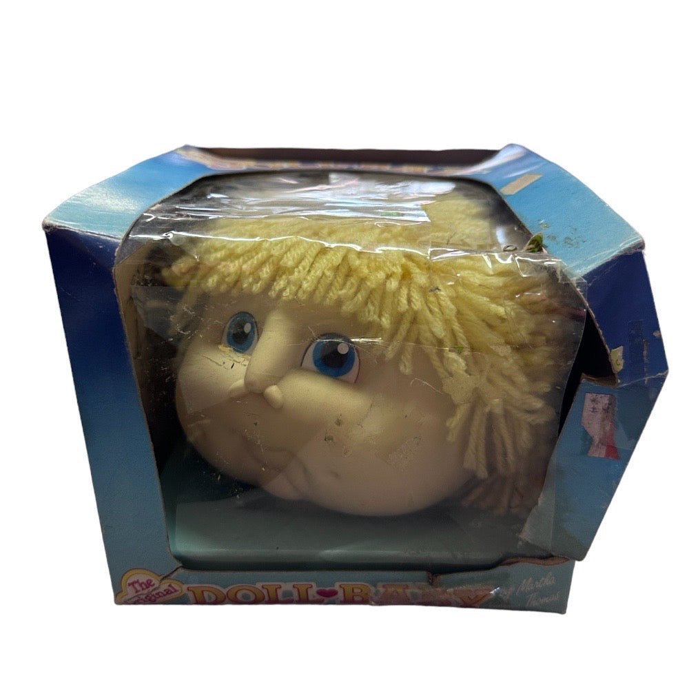 The Original Doll Baby Doll Head by Martha Nelson Thomas VINTAGE 1984 NEW Blond | Finer Things Resale