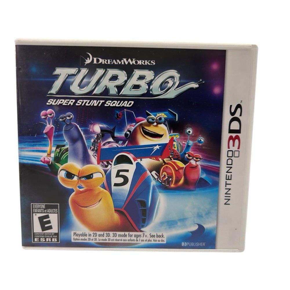 Turbo: Super Stunt Squad Nintendo 3DS game D3Publisher 2013 Rated E | Finer Things Resale