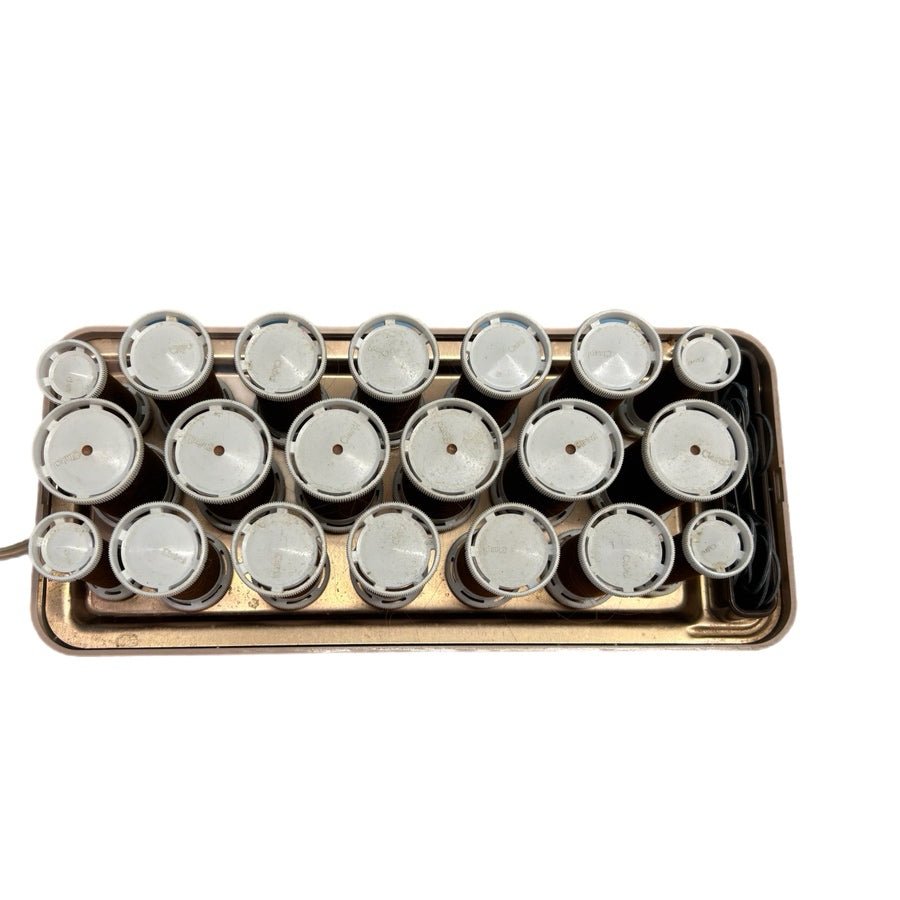 Clairol Custom CareSetter Flocked Velvet Hair Hot Rollers KF-20 VINTAGE 1980's | Finer Things Resale