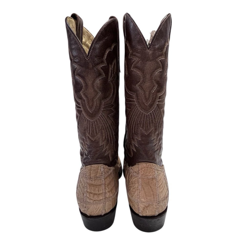 Corral Boots Exotic Alligator Inlay Cowboy Western Boots SIZE 11 D | Finer Things Resale