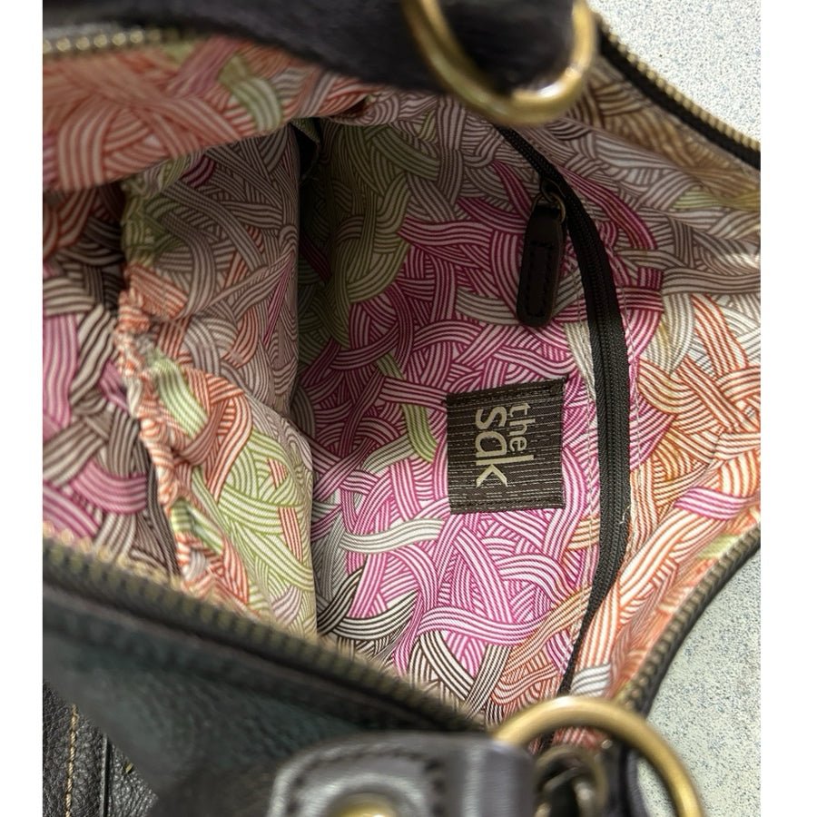 The Sak Leather Crossbody Shoulder Baby Purse Adjustable Straps | Finer Things Resale