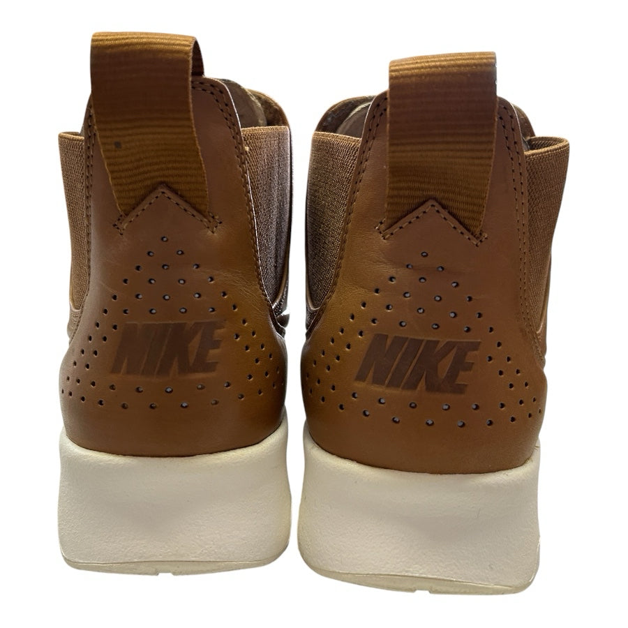 Nike Air Max Thea Mid Boots Brown Leather Chelsea Sneakers Size 8.5 859550-200