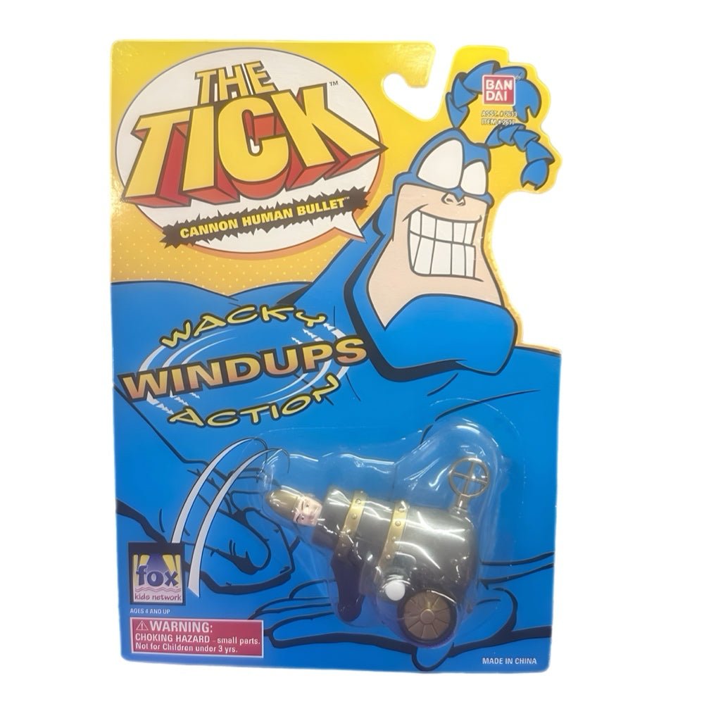 Bandai The Tick Cannon Human Bullet Wacky Windups action figure 1995 NEW! | Finer Things Resale