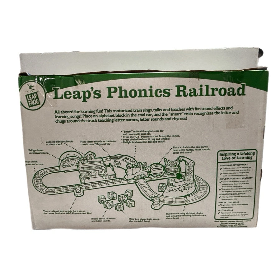 LeapFrog Leap's Phonics Railroad Complete Set in box #21025 VINTAGE 2005 | Finer Things Resale