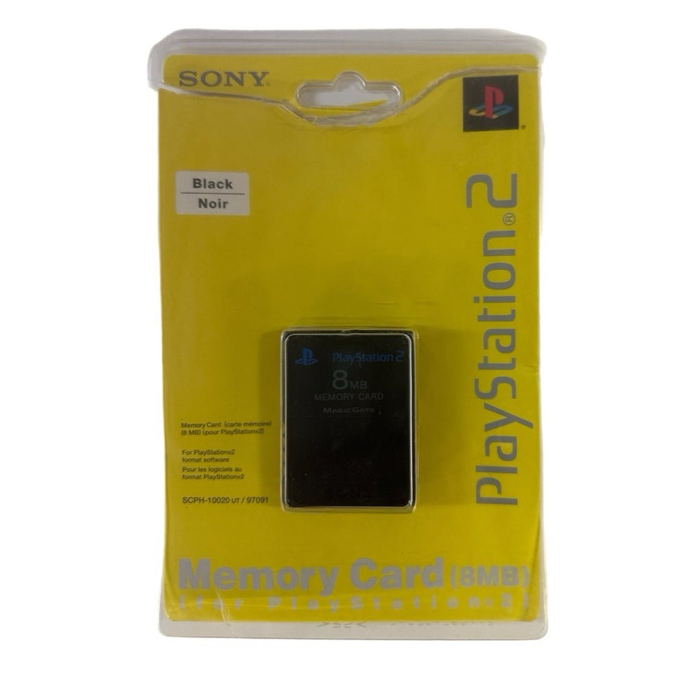 Sony Playstation 2 PS2 8MB MagicGate Memory Card BLACK with original packaging | Finer Things Resale