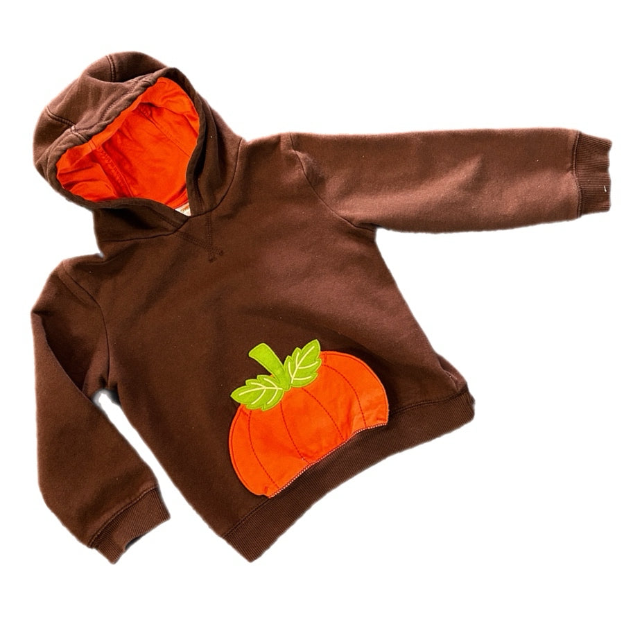 Gymboree Lil' Pumpin Fleece hoodie long sleeve shirt SIZE 4T VINTAGE 2000's | Finer Things Resale