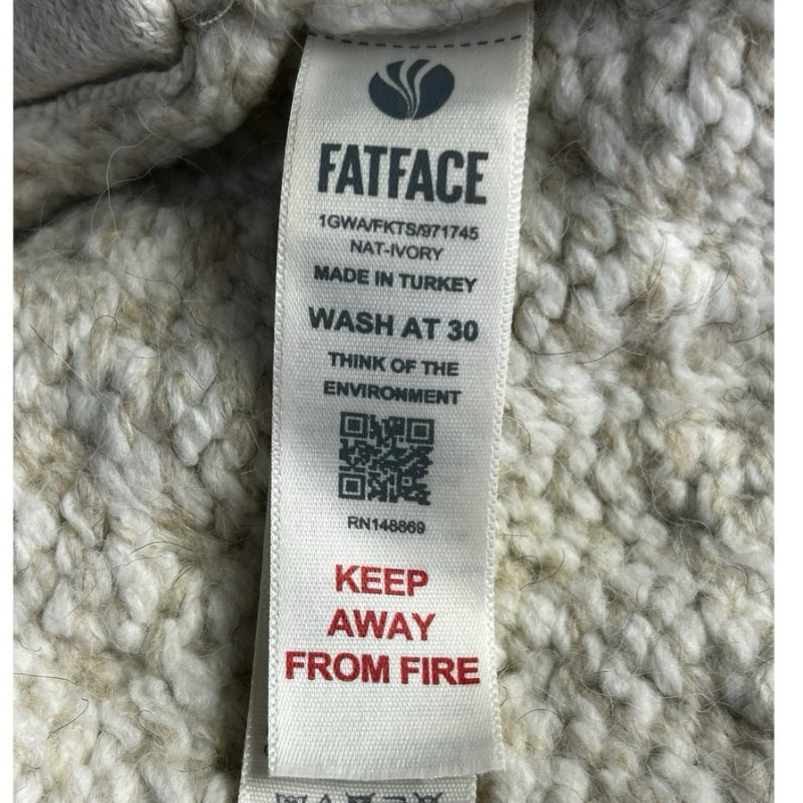 Fat Face Ellie Coatigan long sleeve cardigan tunic sweater SIZE 10 NWT | Finer Things Resale