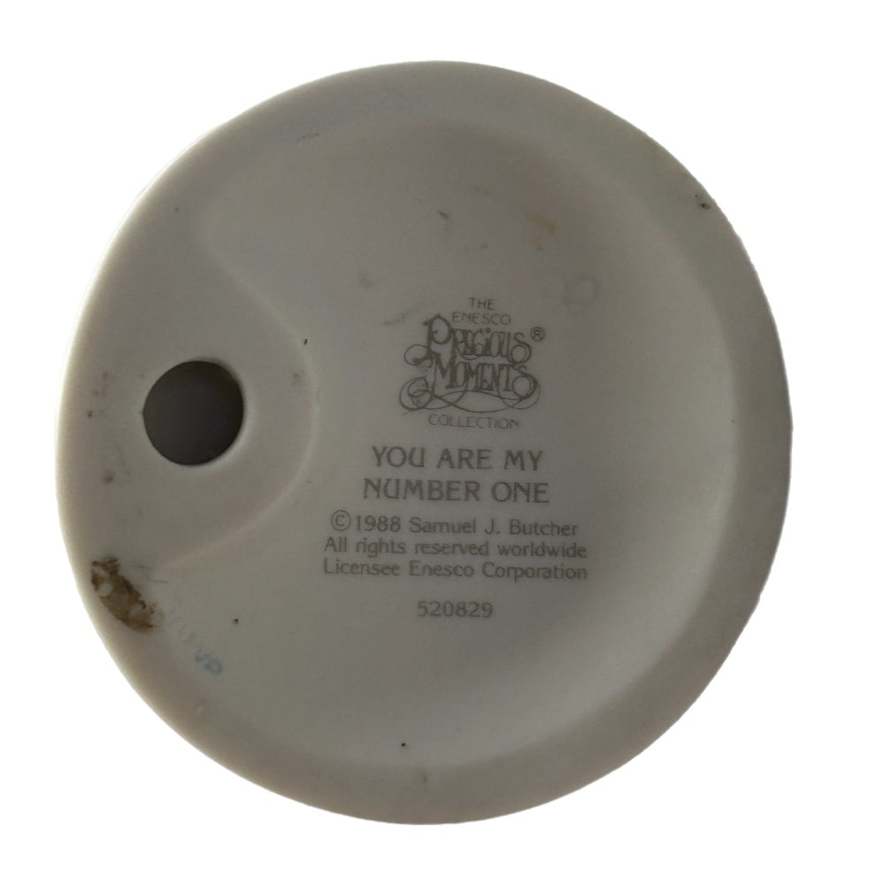 Precious Moments You Are My Number One figurine 1988 Samuel J Butcher 520829 | Finer Things Resale