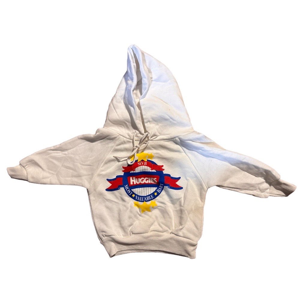 Huggies Diapers "Most Valuable Baby" long sleeve hoodie shirt 2T VINTAGE 1990's | Finer Things Resale