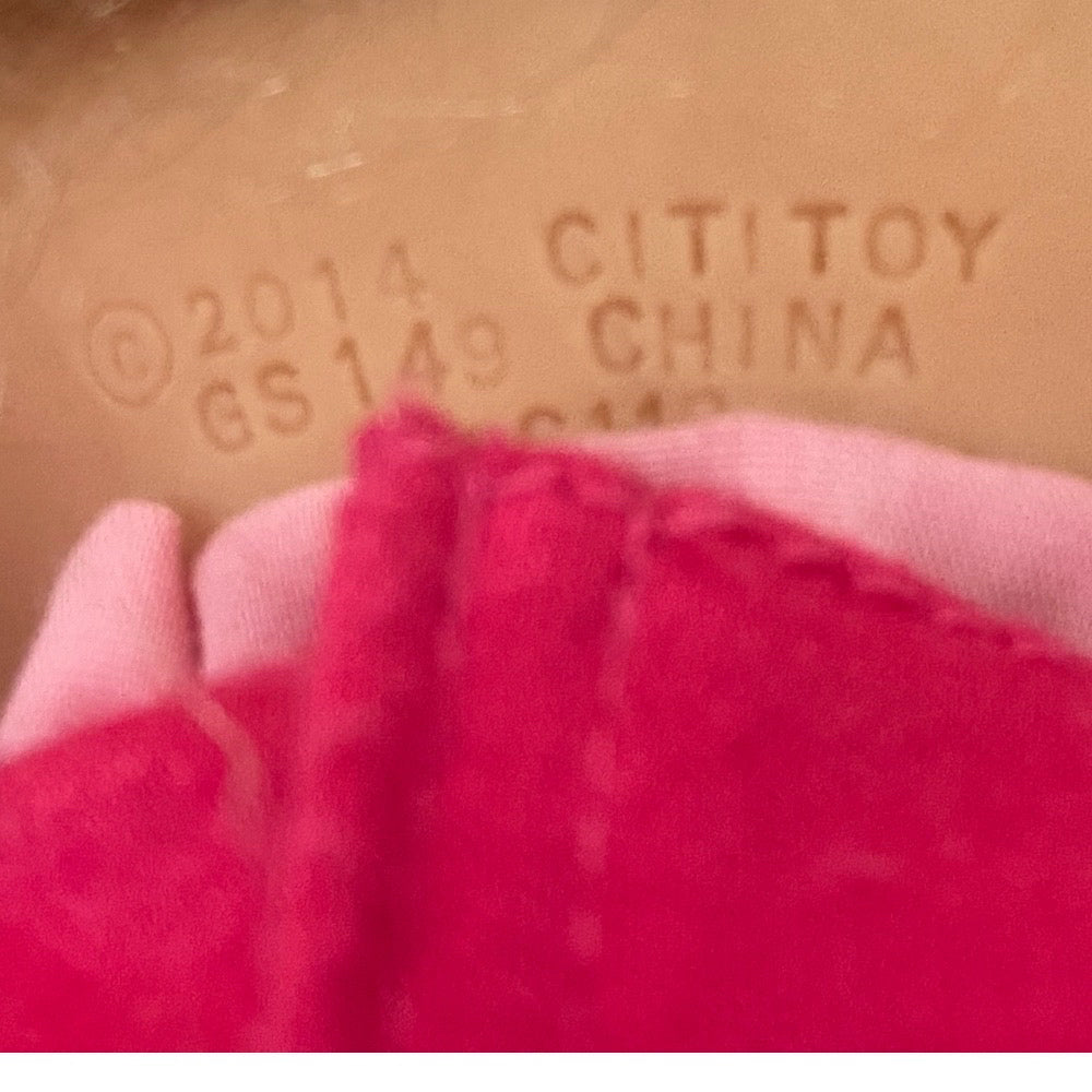 Cititoy Blond Baby Doll blond blue eyes soft body 2014