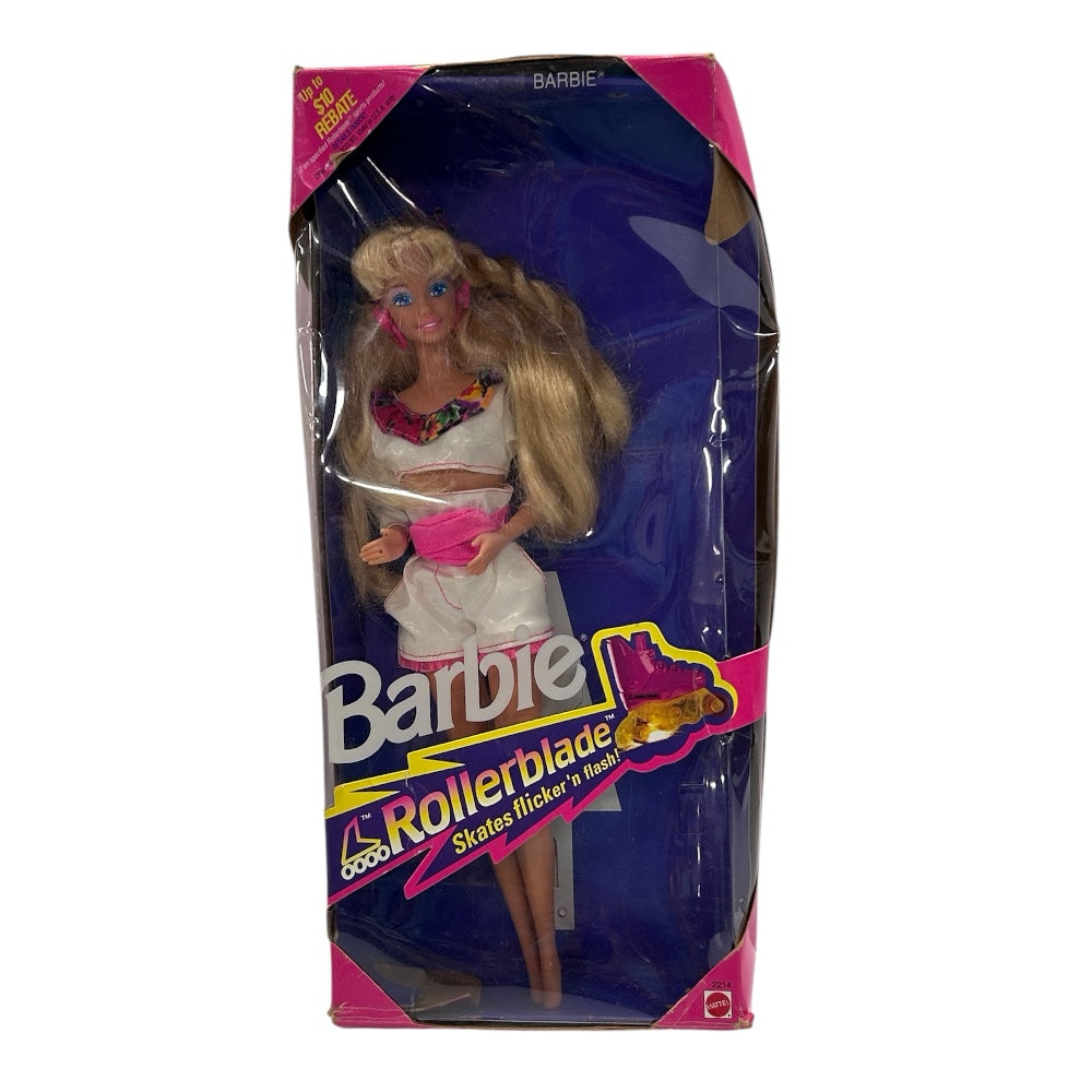Rollerblade Barbie Doll Mattel with original box 2214 VINTAGE 1991 | Finer Things Resale
