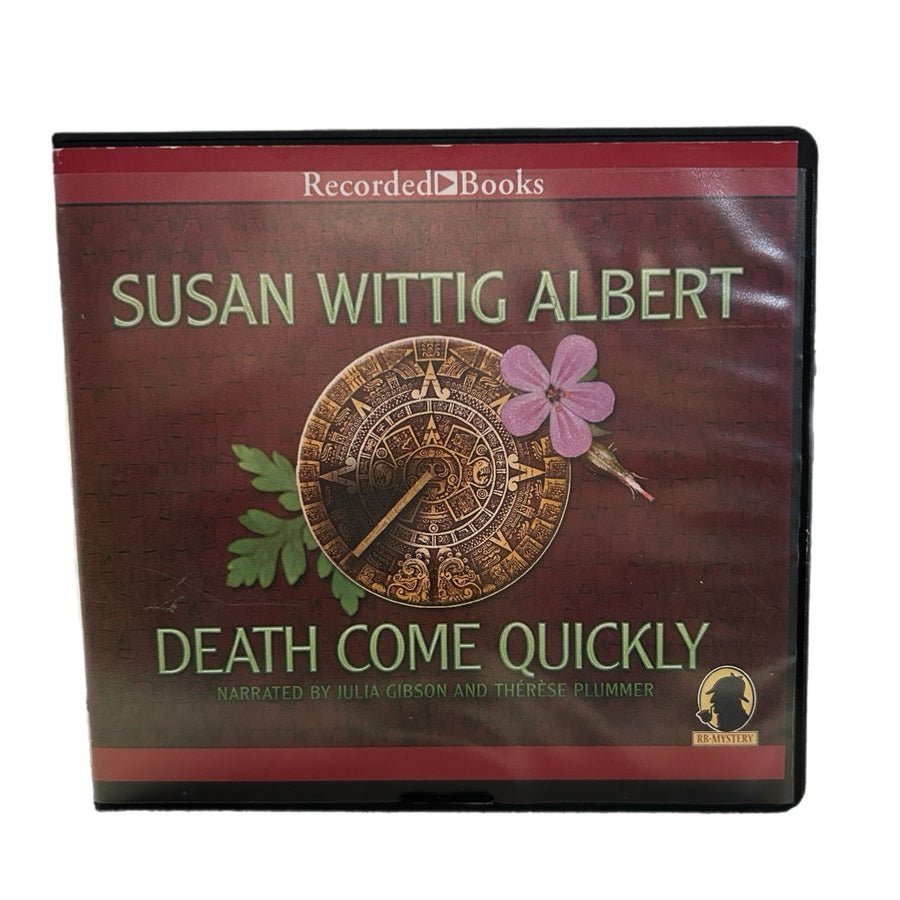 Death COmes Quickly by Susan Wittig Albert Audiobook CD China Bales Mystery | Finer Things Resale